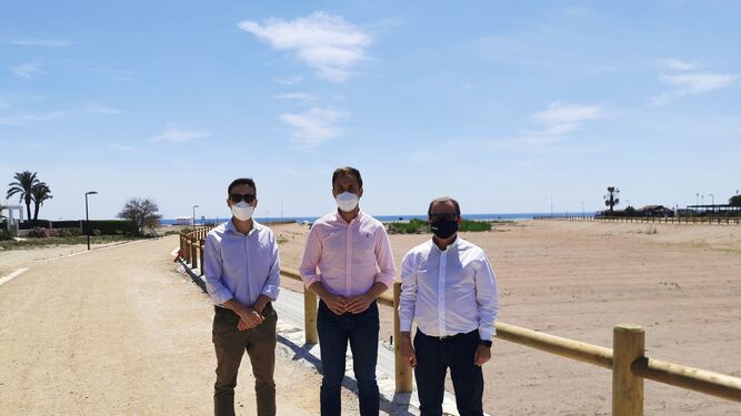 Almería. Vera: Finalizan los trabajos de encauzamiento y evacuación de la Rambla del Algarrobo de Vera al mar